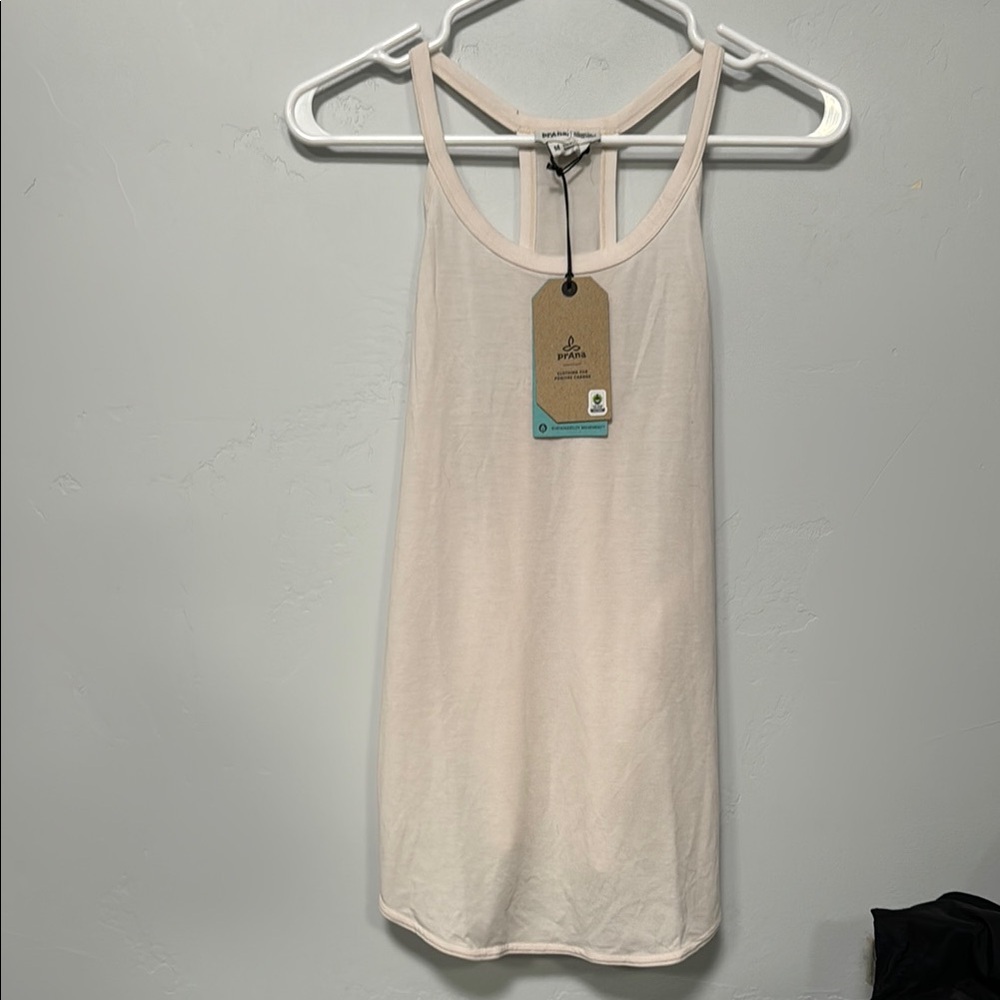 Prana NWT tank racer back white